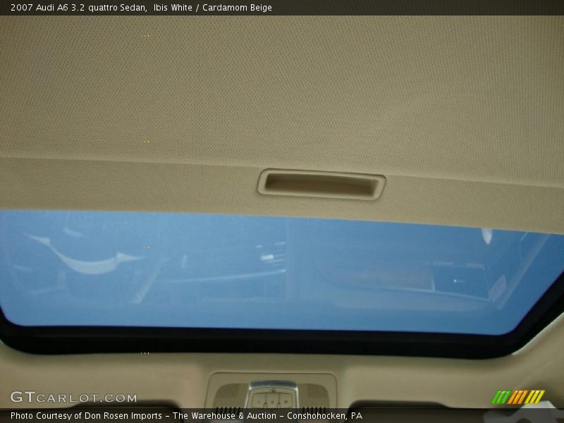 Ibis White / Cardamom Beige 2007 Audi A6 3.2 quattro Sedan