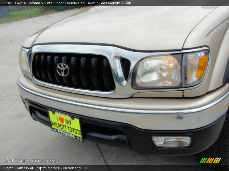 Mystic Gold Metallic / Oak 2002 Toyota Tacoma V6 PreRunner Double Cab