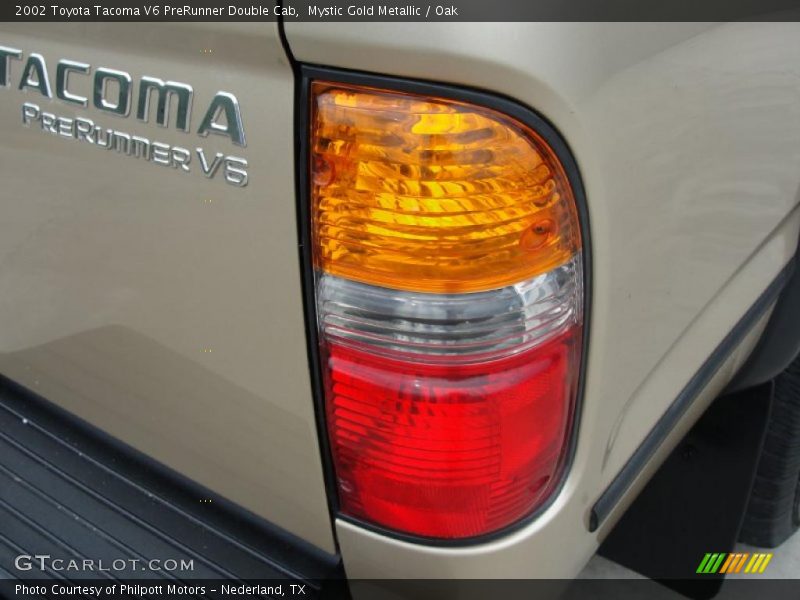 Mystic Gold Metallic / Oak 2002 Toyota Tacoma V6 PreRunner Double Cab