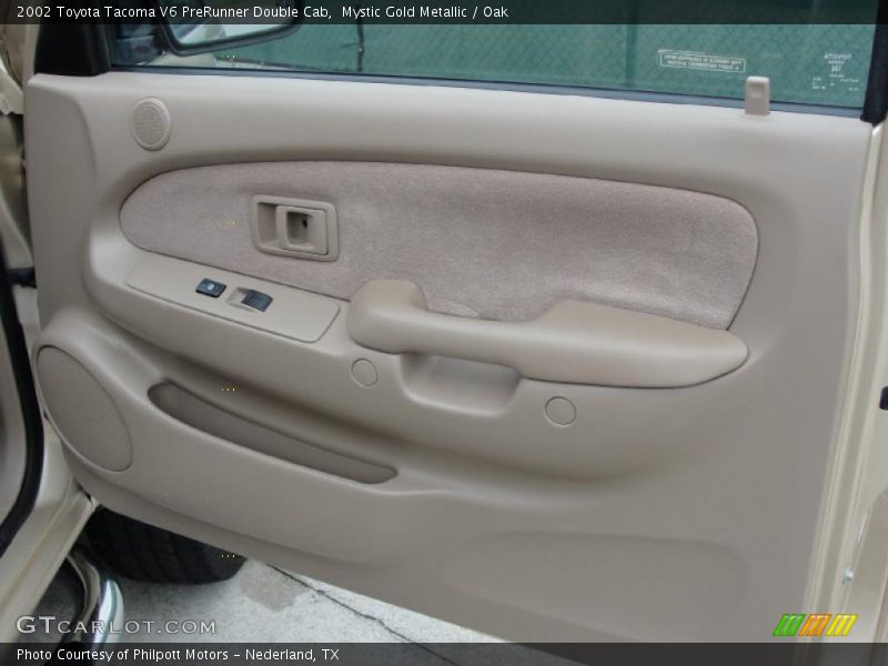 Mystic Gold Metallic / Oak 2002 Toyota Tacoma V6 PreRunner Double Cab