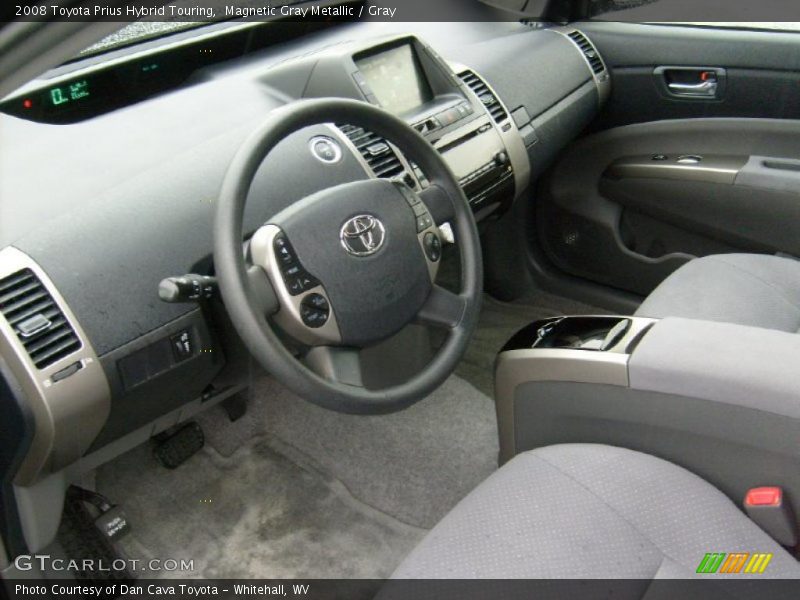 Magnetic Gray Metallic / Gray 2008 Toyota Prius Hybrid Touring