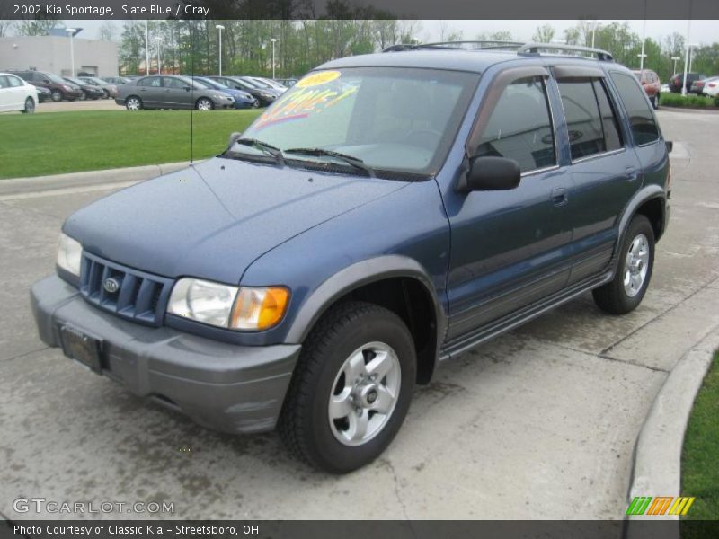 Slate Blue / Gray 2002 Kia Sportage