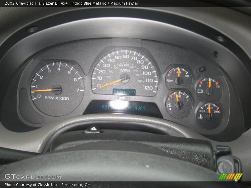 Indigo Blue Metallic / Medium Pewter 2003 Chevrolet TrailBlazer LT 4x4