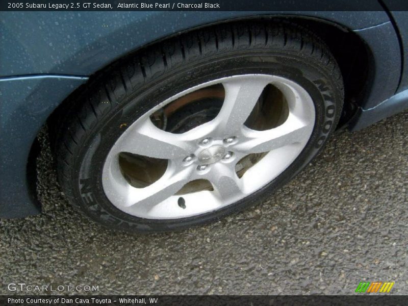Atlantic Blue Pearl / Charcoal Black 2005 Subaru Legacy 2.5 GT Sedan