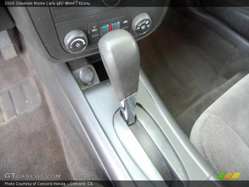 White / Ebony 2006 Chevrolet Monte Carlo LT