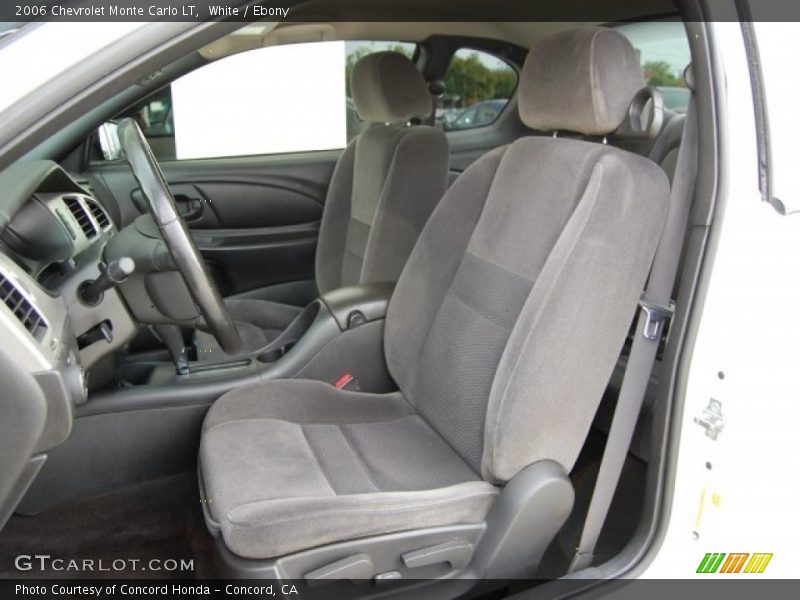 White / Ebony 2006 Chevrolet Monte Carlo LT