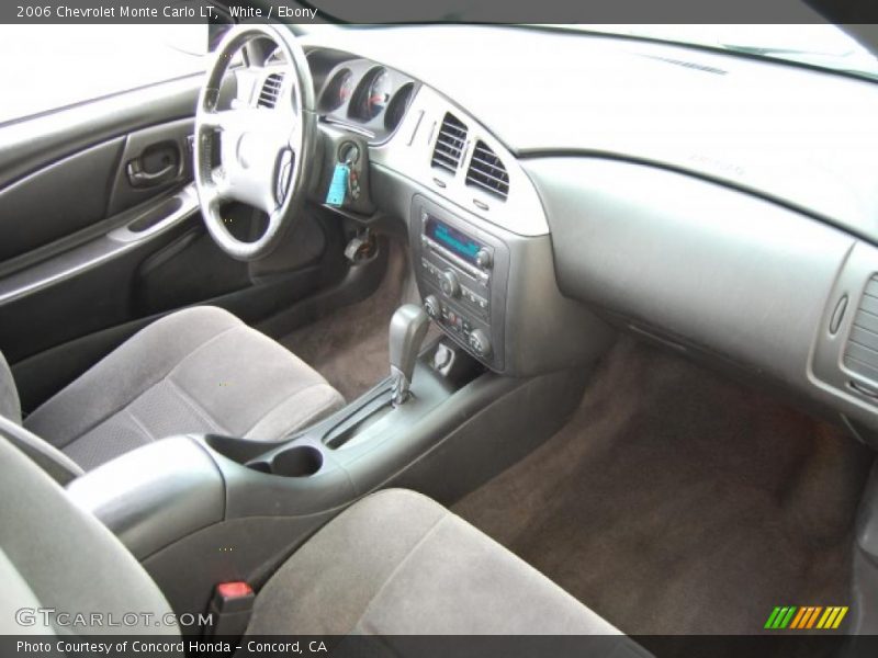 White / Ebony 2006 Chevrolet Monte Carlo LT