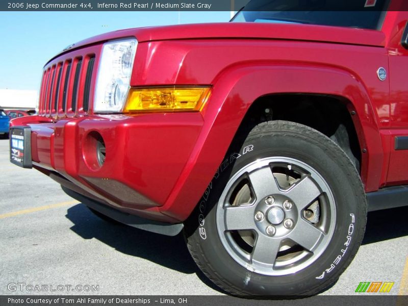 Inferno Red Pearl / Medium Slate Gray 2006 Jeep Commander 4x4