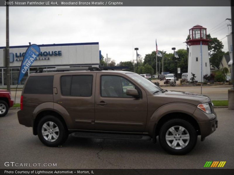 Woodland Bronze Metallic / Graphite 2005 Nissan Pathfinder LE 4x4