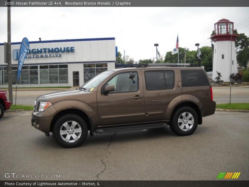 Woodland Bronze Metallic / Graphite 2005 Nissan Pathfinder LE 4x4