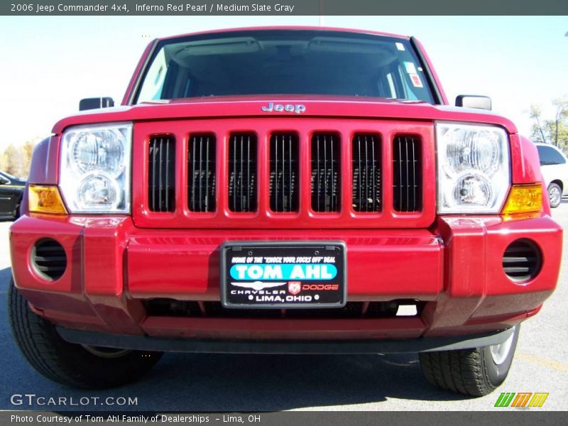 Inferno Red Pearl / Medium Slate Gray 2006 Jeep Commander 4x4