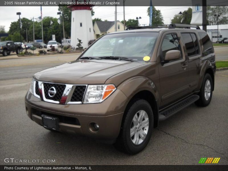 Woodland Bronze Metallic / Graphite 2005 Nissan Pathfinder LE 4x4