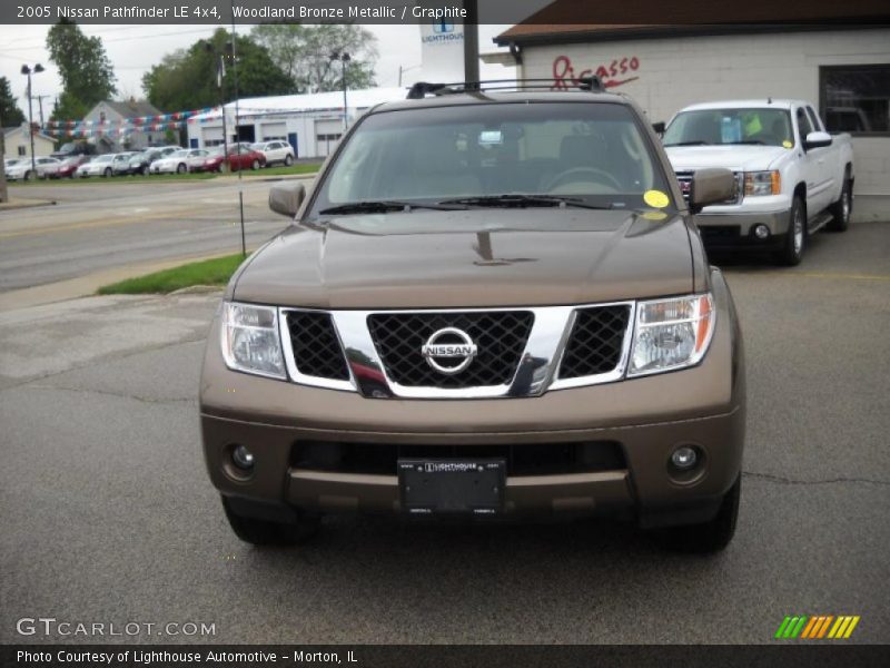 Woodland Bronze Metallic / Graphite 2005 Nissan Pathfinder LE 4x4