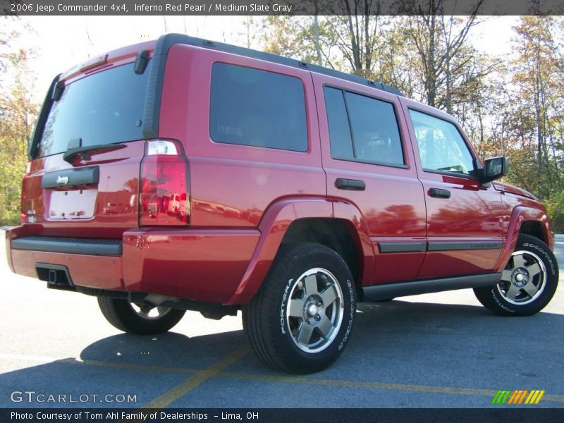 Inferno Red Pearl / Medium Slate Gray 2006 Jeep Commander 4x4