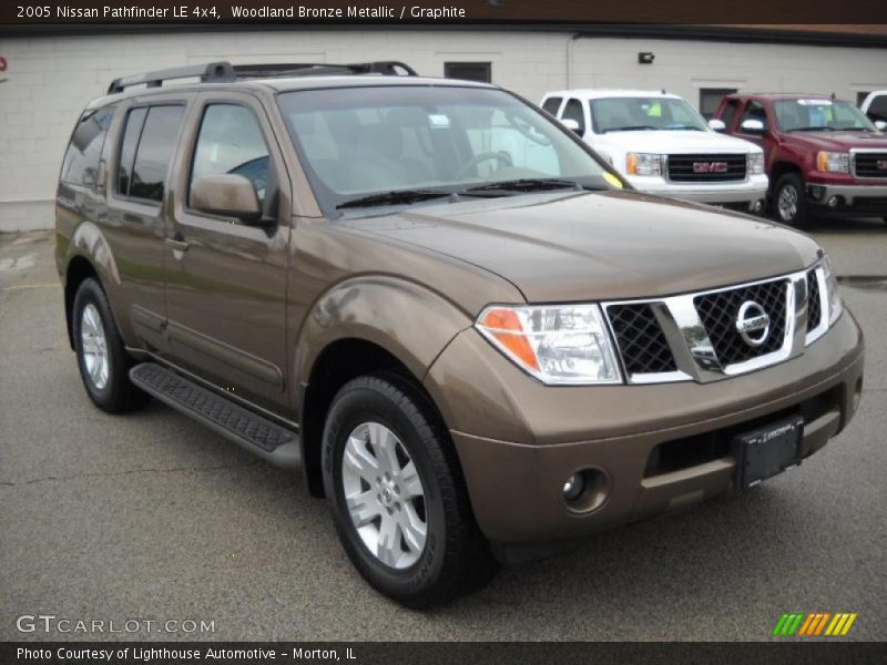 Woodland Bronze Metallic / Graphite 2005 Nissan Pathfinder LE 4x4