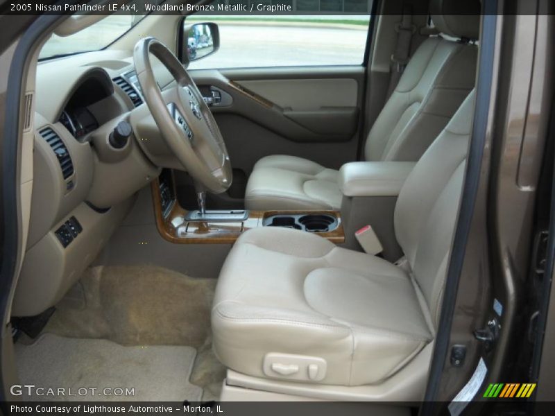 Woodland Bronze Metallic / Graphite 2005 Nissan Pathfinder LE 4x4