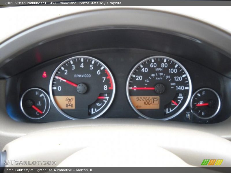 Woodland Bronze Metallic / Graphite 2005 Nissan Pathfinder LE 4x4