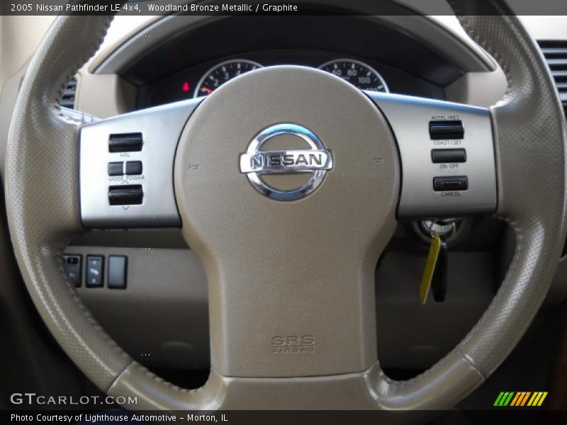 Woodland Bronze Metallic / Graphite 2005 Nissan Pathfinder LE 4x4