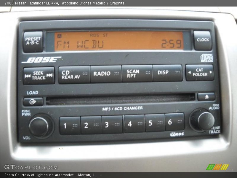 Woodland Bronze Metallic / Graphite 2005 Nissan Pathfinder LE 4x4