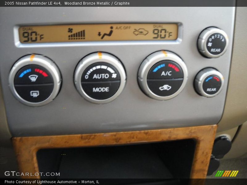 Woodland Bronze Metallic / Graphite 2005 Nissan Pathfinder LE 4x4