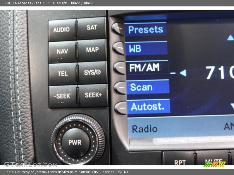 Black / Black 2008 Mercedes-Benz GL 550 4Matic