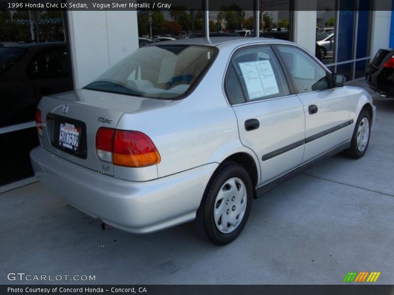 Vogue Silver Metallic / Gray 1996 Honda Civic LX Sedan