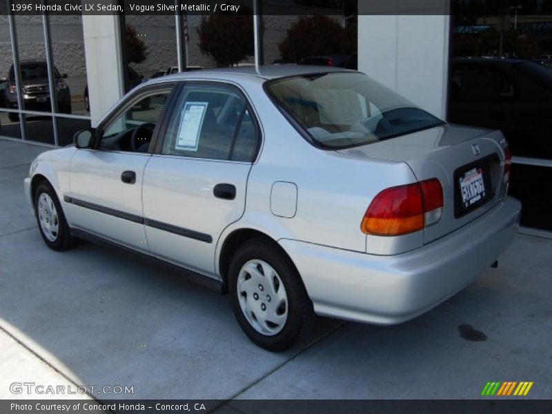 Vogue Silver Metallic / Gray 1996 Honda Civic LX Sedan