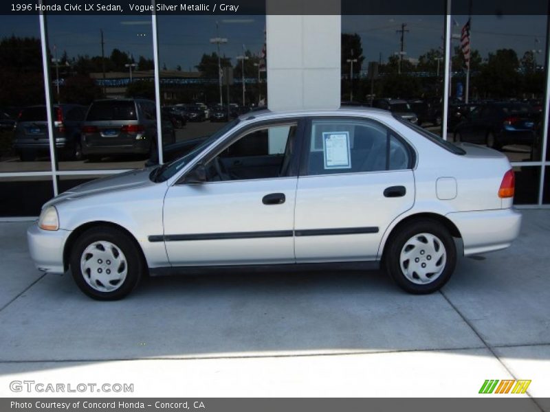 Vogue Silver Metallic / Gray 1996 Honda Civic LX Sedan