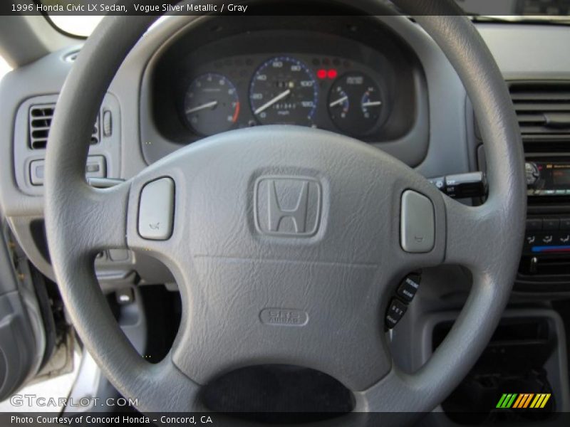 Vogue Silver Metallic / Gray 1996 Honda Civic LX Sedan