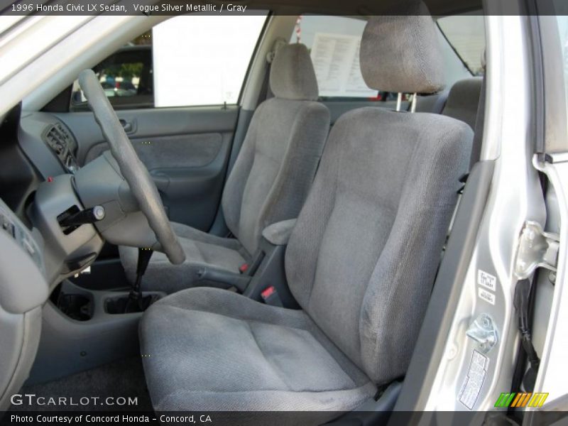 Vogue Silver Metallic / Gray 1996 Honda Civic LX Sedan