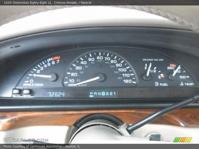 Crimson Metallic / Neutral 1999 Oldsmobile Eighty-Eight LS