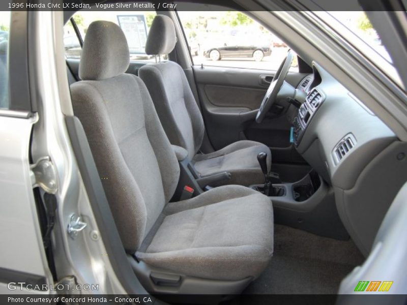 Vogue Silver Metallic / Gray 1996 Honda Civic LX Sedan