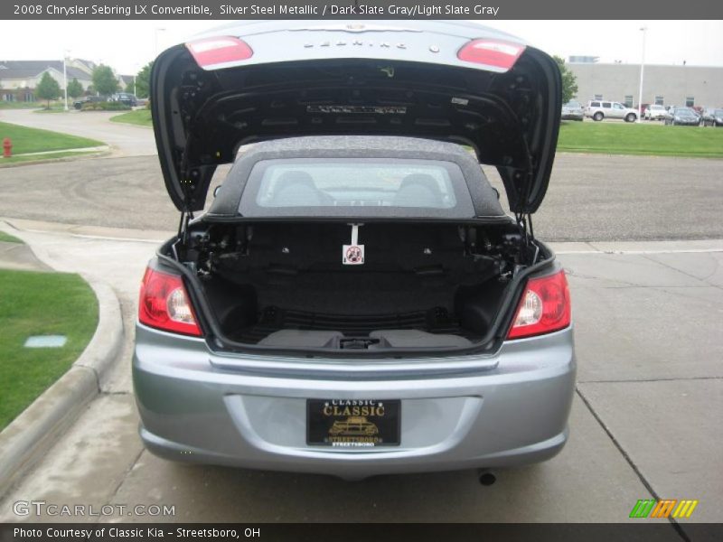 Silver Steel Metallic / Dark Slate Gray/Light Slate Gray 2008 Chrysler Sebring LX Convertible