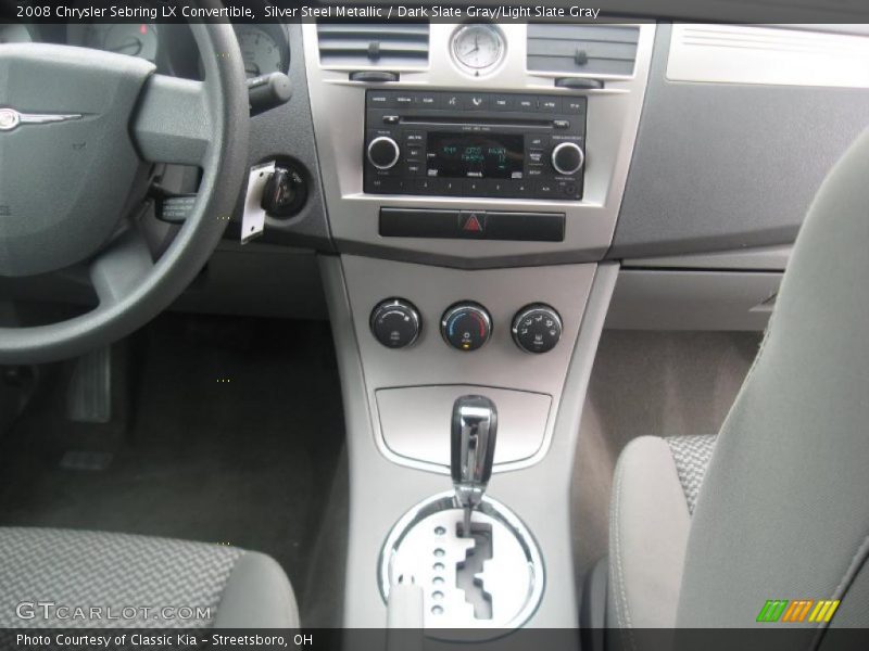 Silver Steel Metallic / Dark Slate Gray/Light Slate Gray 2008 Chrysler Sebring LX Convertible