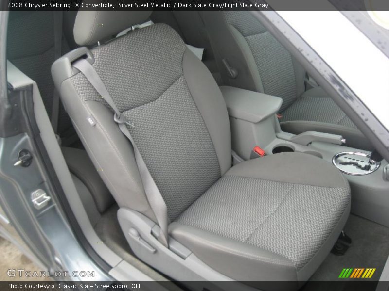 Silver Steel Metallic / Dark Slate Gray/Light Slate Gray 2008 Chrysler Sebring LX Convertible