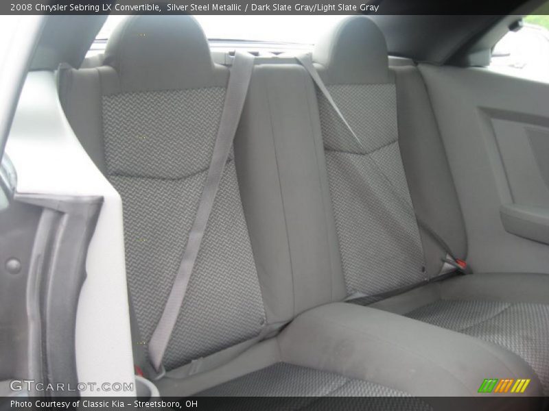 Silver Steel Metallic / Dark Slate Gray/Light Slate Gray 2008 Chrysler Sebring LX Convertible