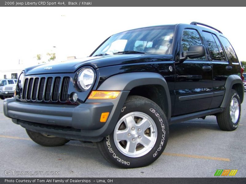 Black / Khaki 2006 Jeep Liberty CRD Sport 4x4