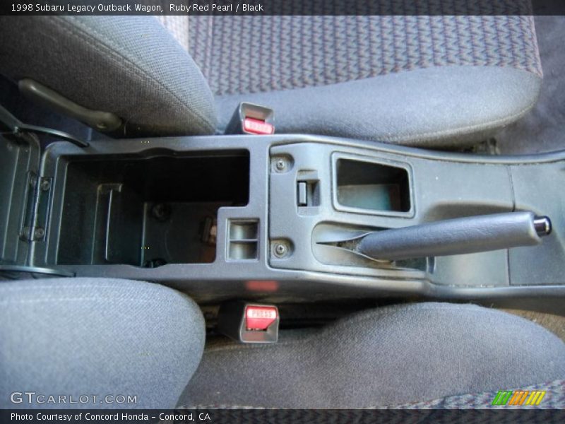 Ruby Red Pearl / Black 1998 Subaru Legacy Outback Wagon