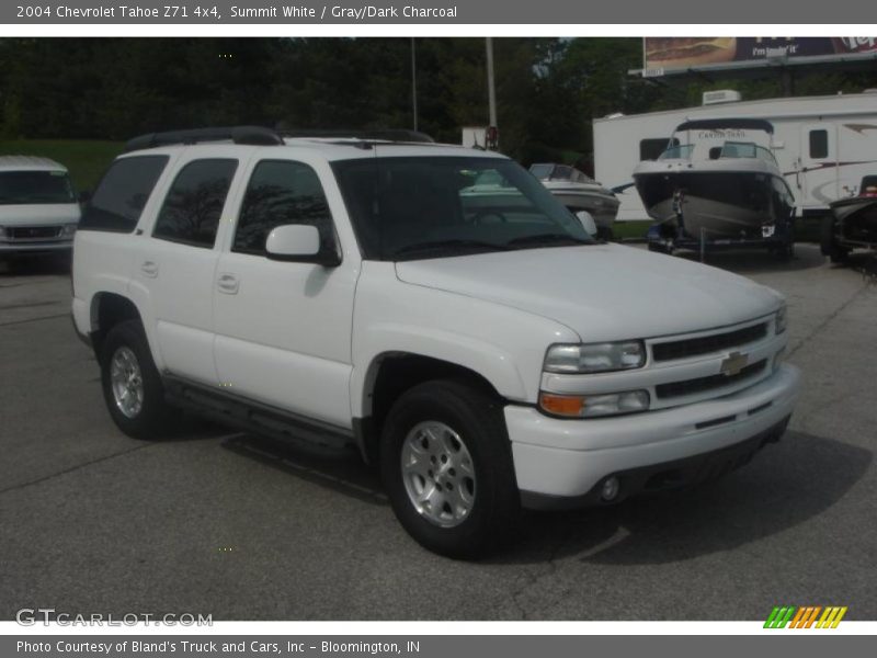 Summit White / Gray/Dark Charcoal 2004 Chevrolet Tahoe Z71 4x4