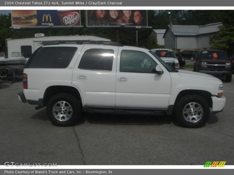 Summit White / Gray/Dark Charcoal 2004 Chevrolet Tahoe Z71 4x4