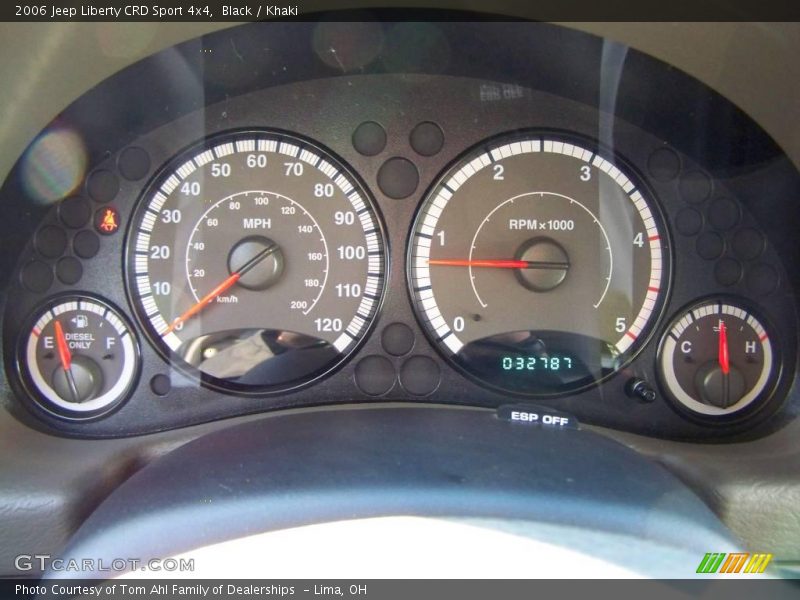Black / Khaki 2006 Jeep Liberty CRD Sport 4x4