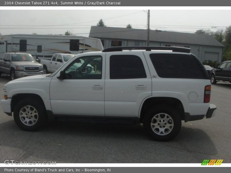 Summit White / Gray/Dark Charcoal 2004 Chevrolet Tahoe Z71 4x4