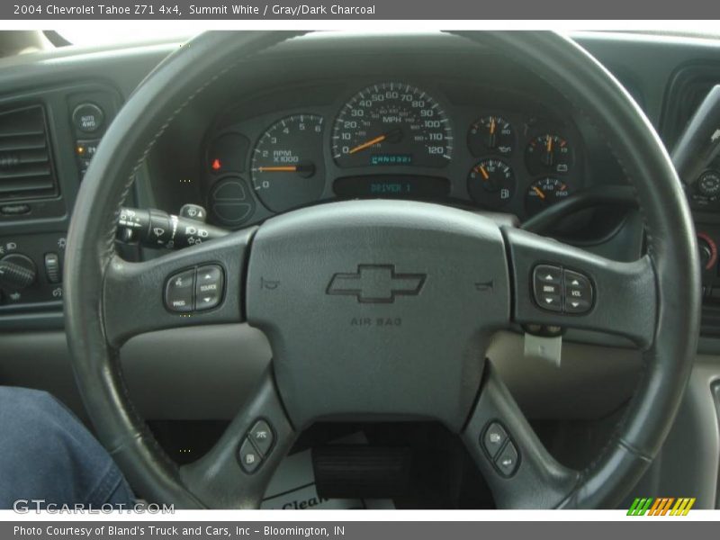 Summit White / Gray/Dark Charcoal 2004 Chevrolet Tahoe Z71 4x4
