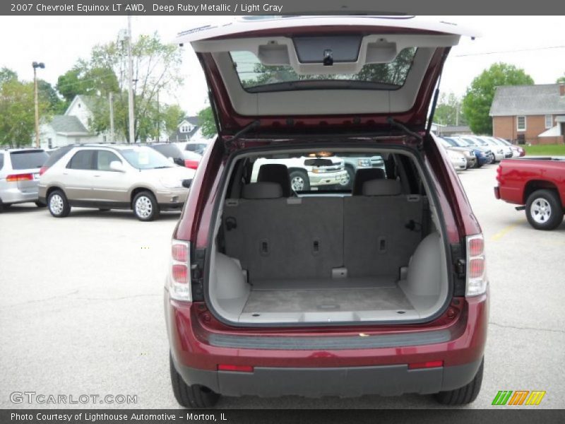 Deep Ruby Metallic / Light Gray 2007 Chevrolet Equinox LT AWD