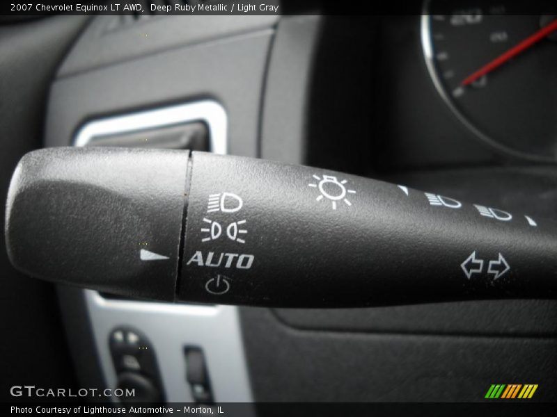 Deep Ruby Metallic / Light Gray 2007 Chevrolet Equinox LT AWD