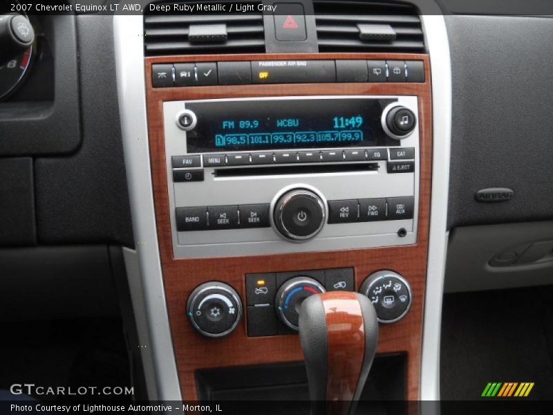 Deep Ruby Metallic / Light Gray 2007 Chevrolet Equinox LT AWD