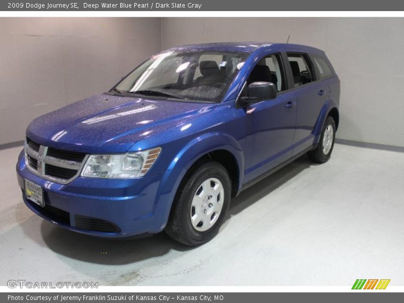 Deep Water Blue Pearl / Dark Slate Gray 2009 Dodge Journey SE