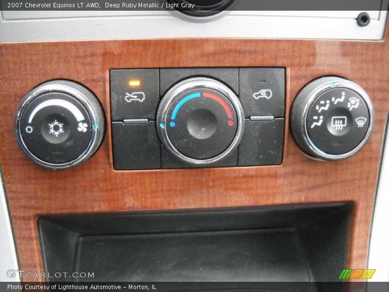 Deep Ruby Metallic / Light Gray 2007 Chevrolet Equinox LT AWD