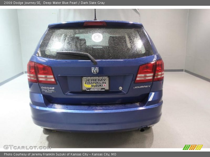Deep Water Blue Pearl / Dark Slate Gray 2009 Dodge Journey SE