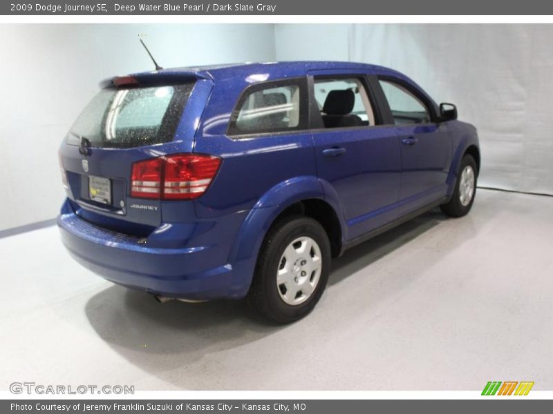 Deep Water Blue Pearl / Dark Slate Gray 2009 Dodge Journey SE